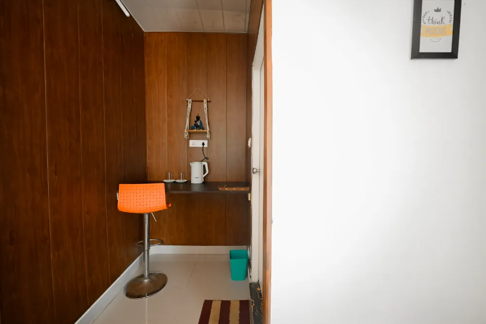 Clean student accommodation at the Adhiroha yoga ashram — photo 76