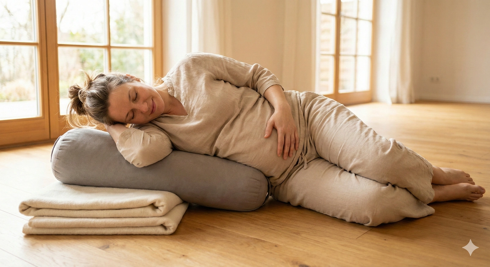 Pregnancy Yoga for Breathing, Relaxation & Emotional Balance