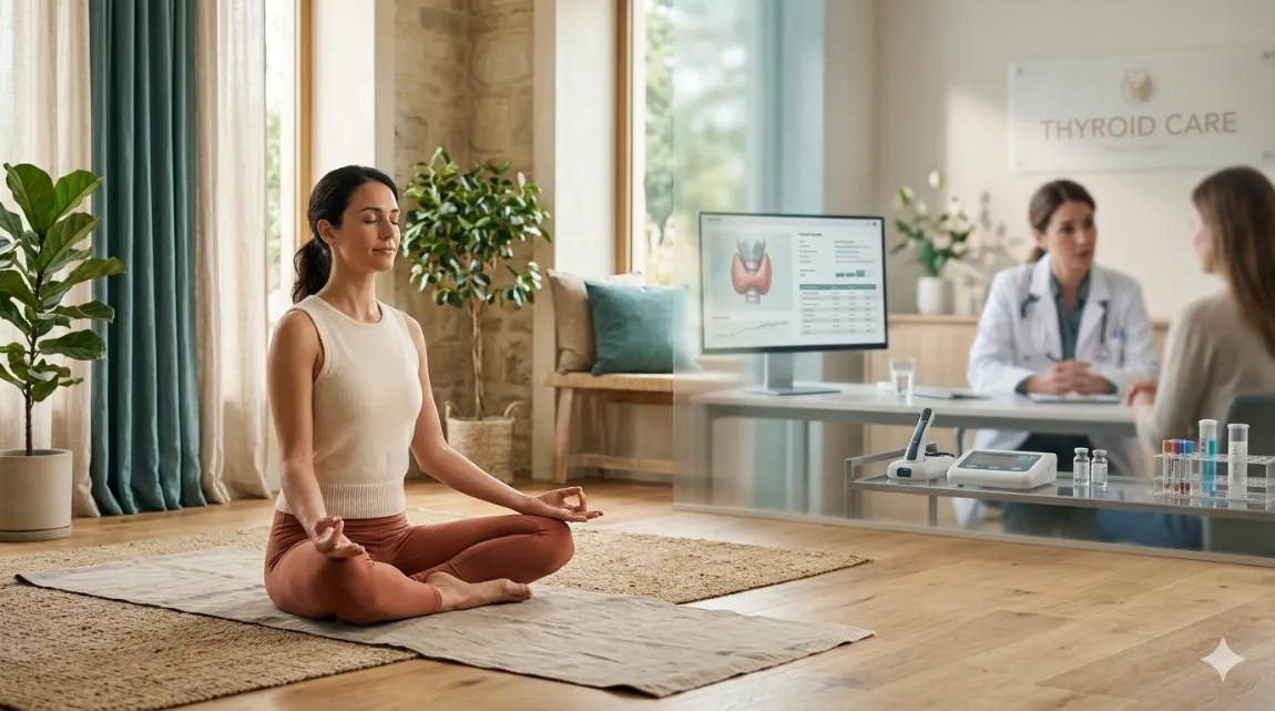 What Yoga Can and Cannot Fix in Thyroid Disorders — An Honest, Evidence-Based Guide
