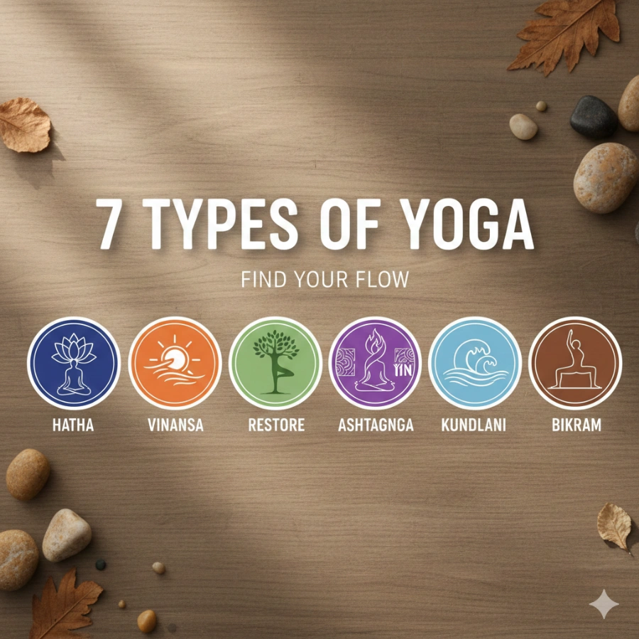 seven types of yoga taught at Adhiroha Rishikesh