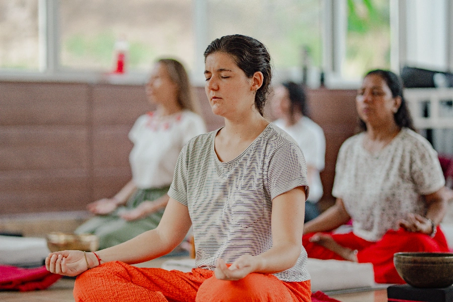 yoga shala and campus at Adhiroha Rishikesh