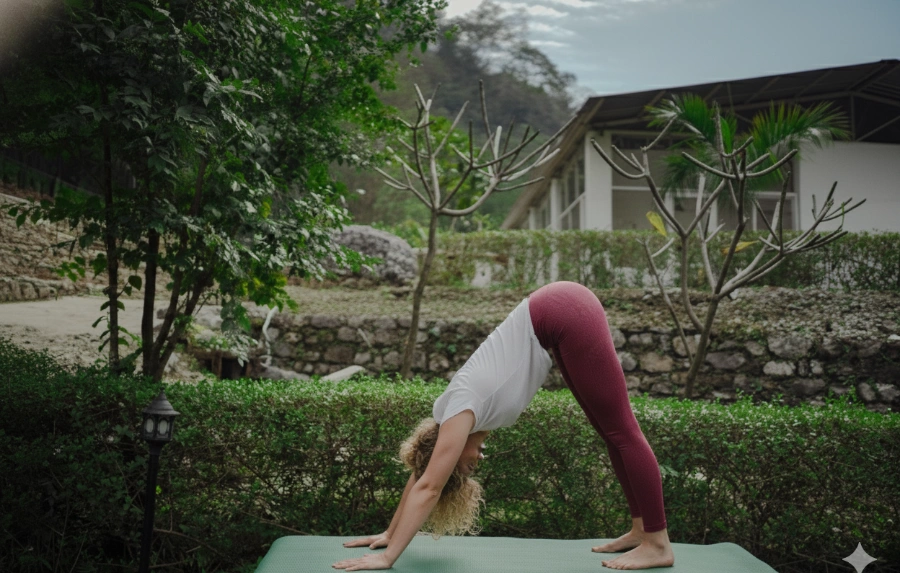 Downward Facing Dog pose
