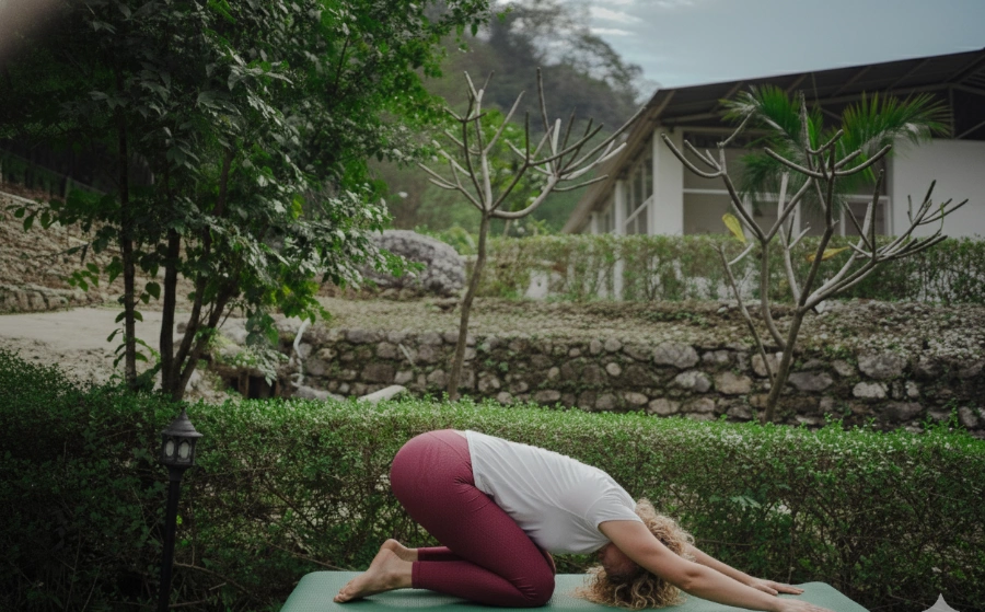 Child's Pose for rest and reset