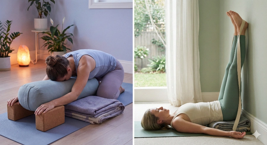 restorative yoga poses for nervous system regulation