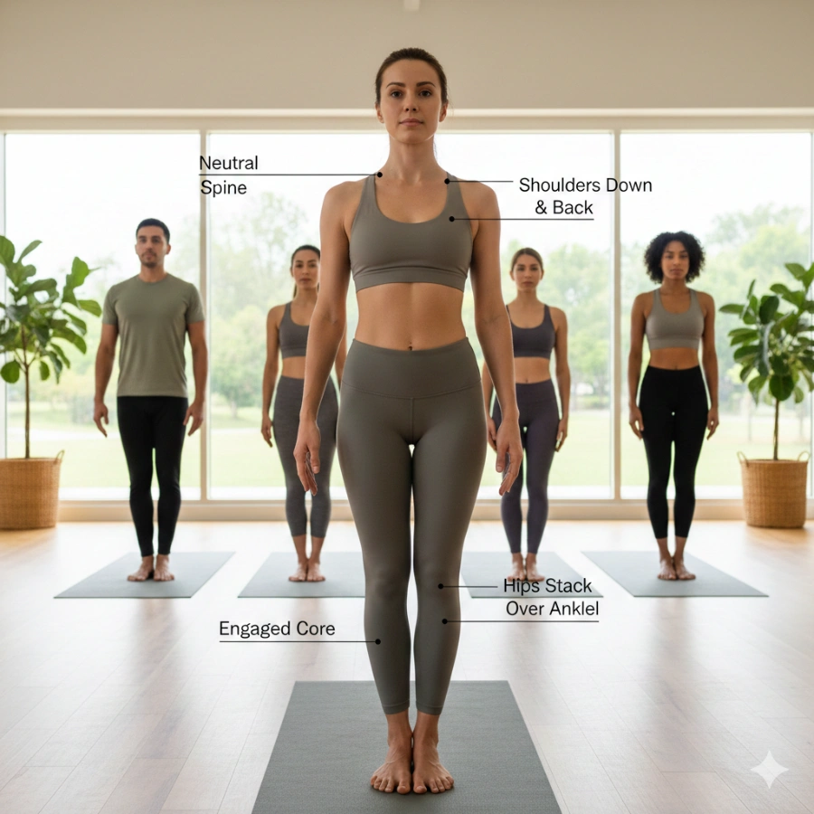 safe yoga alignment for spine health