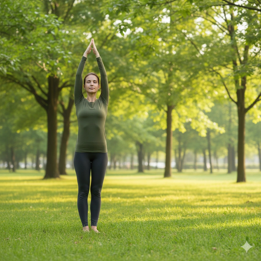 step by step Surya Namaskar sequence at Adhiroha