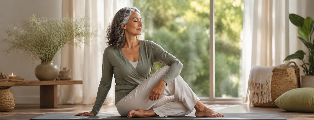 Yoga for Menopause and Women's Hormonal Aging: What Actually Works